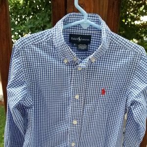 Ralph Lauren button down boys shirt size 4